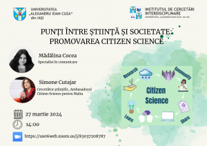 „Punți între Știință și Societate: Promovare Citizen Science”