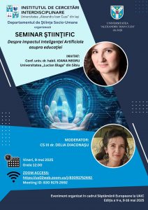 Despre impactul Inteligenţei Artificiale asupra educaţiei